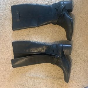 New, without box Ugg Black Leather Fashion Boots